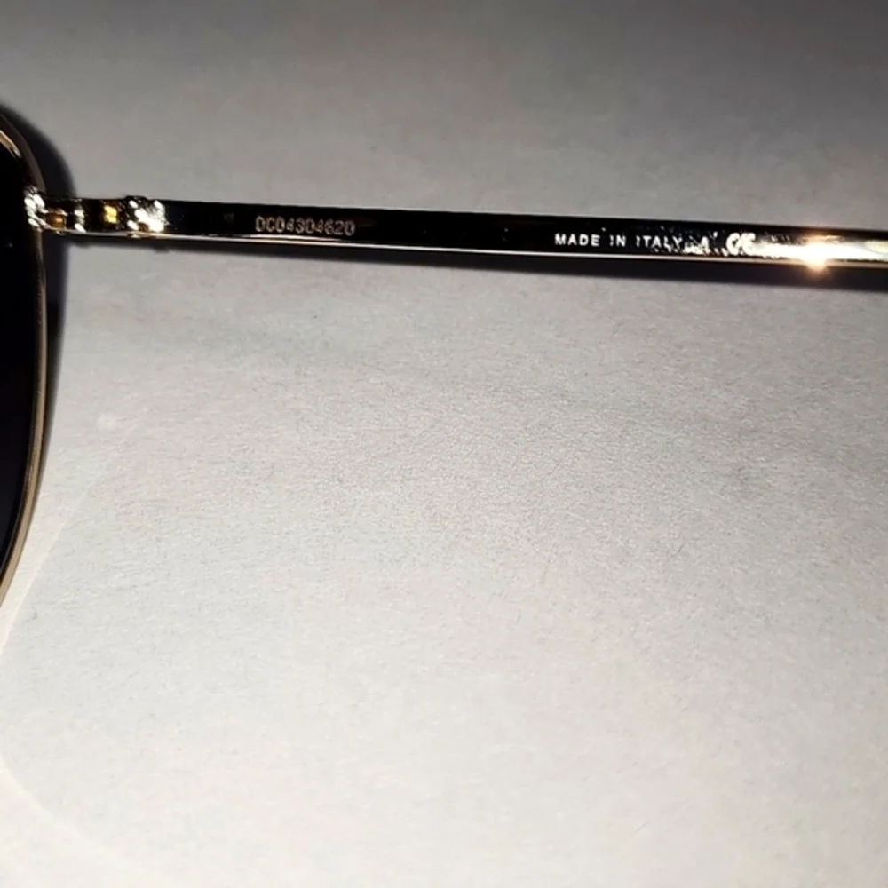 CHANEL Gold and Black Sunglasses - Picture 14 of 14